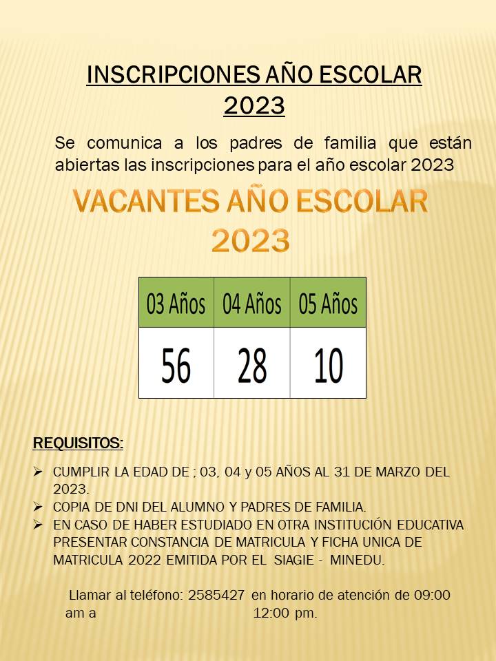 Informe del servicio educativo (imagen)